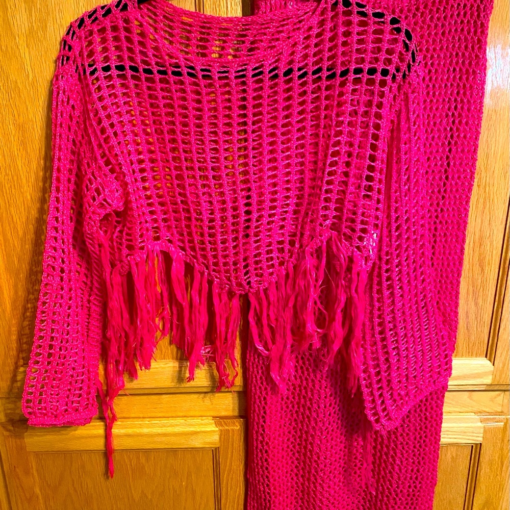 Crocheted 2piece Knit Skirt &Top